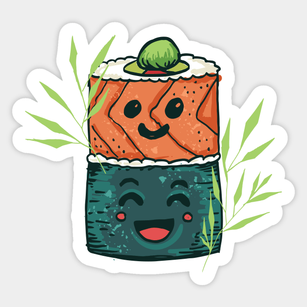 Kawaii Sushi #6 Sticker by SWON Design